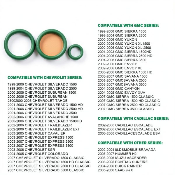 Fuel Injection Rail O-Ring Antrys Rubber Seal-5