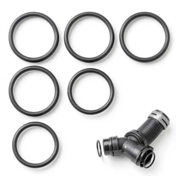 Engine Coolant O‑Ring Kit Apobelor HNBR Silver-0