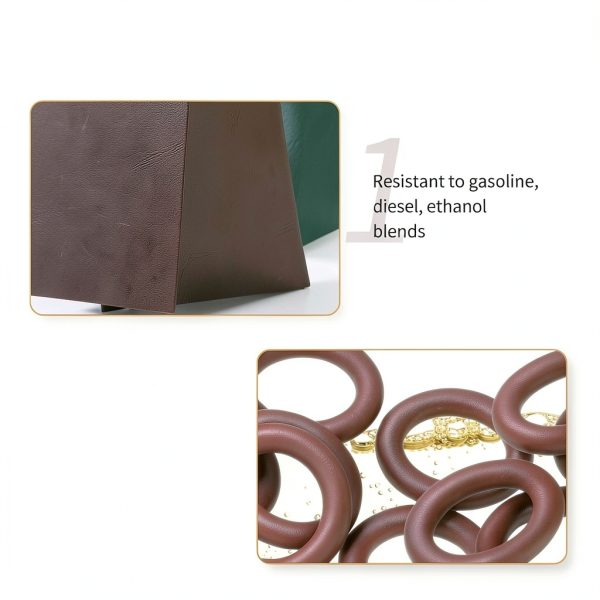 FixBear FKM Fuel Line O-Ring Kit Brown 24 Pack-4