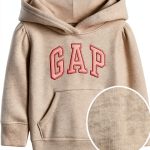 Gap Baby Girls Fleece Hoodie Soft Puff Sleeves-0
