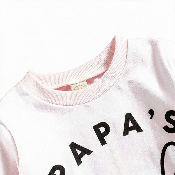 Amnnchya Girls Pink Sweatshirt 6-12 Months Baby Crewneck Pullover-3