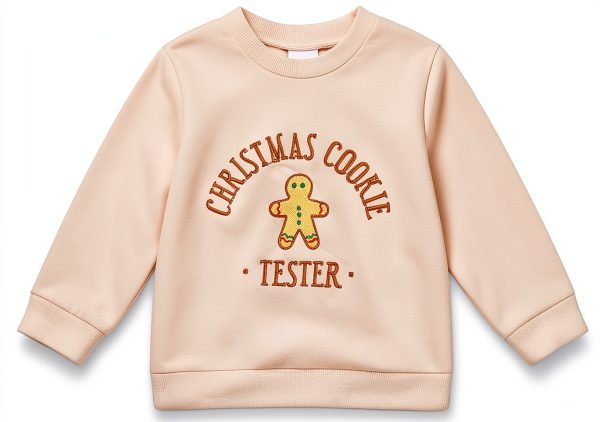 Christmas Toddler Sweatshirt A-a Soft Cotton Pullover Khaki 18-24M-0