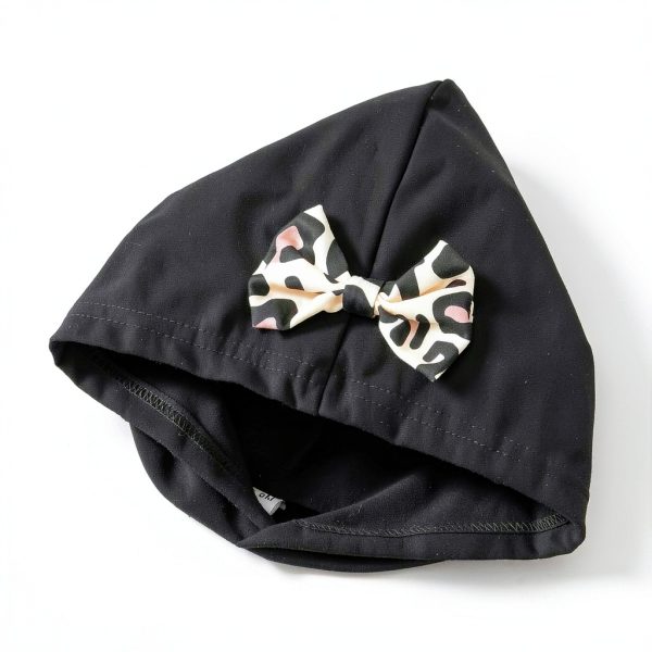 Baby Girl Hoodie Mamas Mini 100% Polyester Long Sleeve Bow Black-3