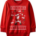 Christmas Sweatshirt KidStyle Toddler Crewneck Dinosaur Santa 2T Blue-0