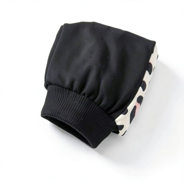 Baby Girl Hoodie Mamas Mini 100% Polyester Long Sleeve Bow Black-6