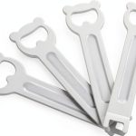 Stainless Steel Grill Lifter Set for Outdoor BBQ Tools-0