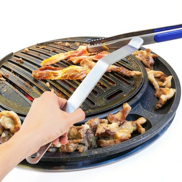 Stainless Steel Grill Lifter Tool by IWOWHERO for Easy Grate Handling-3