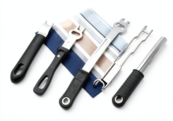 BESPORTBLE 2pcs Stainless Steel Grill Plate Lifter Tool for BBQ and-2