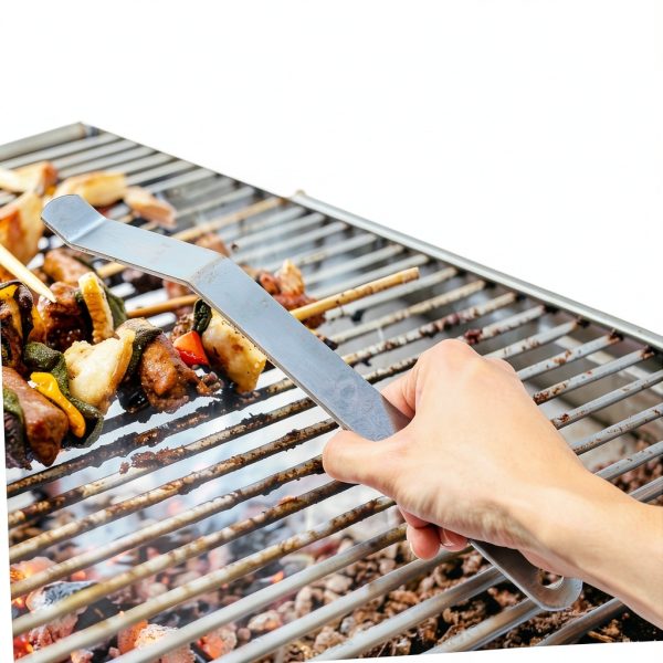 Stainless Steel Grill Lifter Tool by IWOWHERO for Easy Grate Handling-5